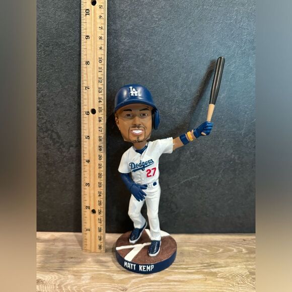 2024 SGA Los Angeles Dodgers Matt Kemp Bobblehead NEW - Picture 9 of 10
